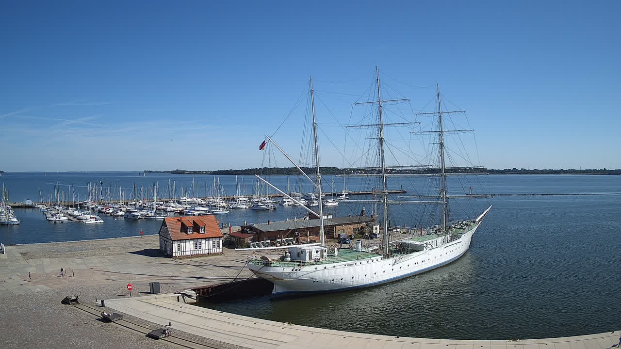 Archiv Foto Webcam Stralsund am Yachthafen