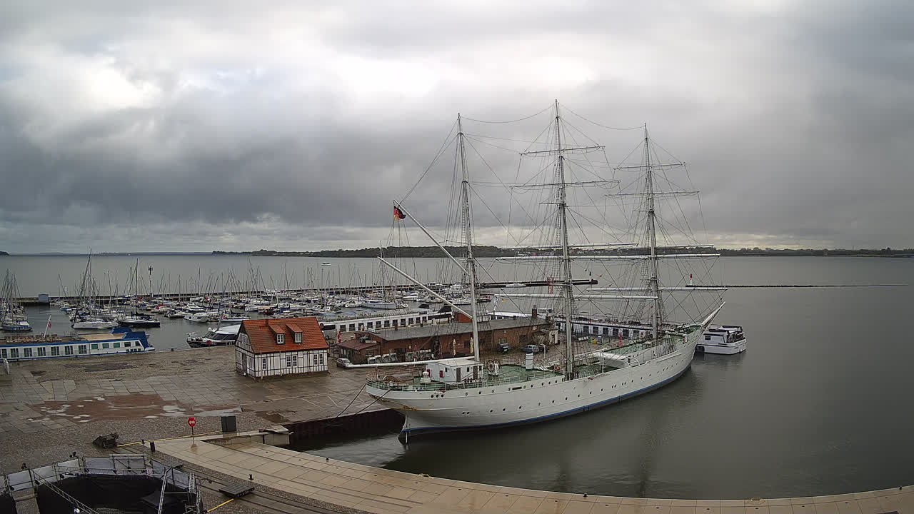 Archiv Foto Webcam Stralsund am Yachthafen