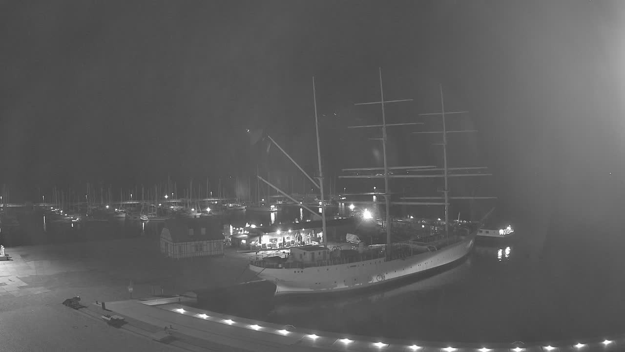 Archiv Foto Webcam Stralsund am Yachthafen