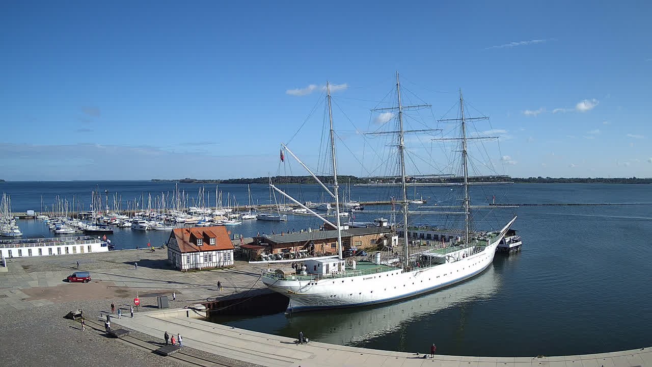 Archiv Foto Webcam Stralsund am Yachthafen