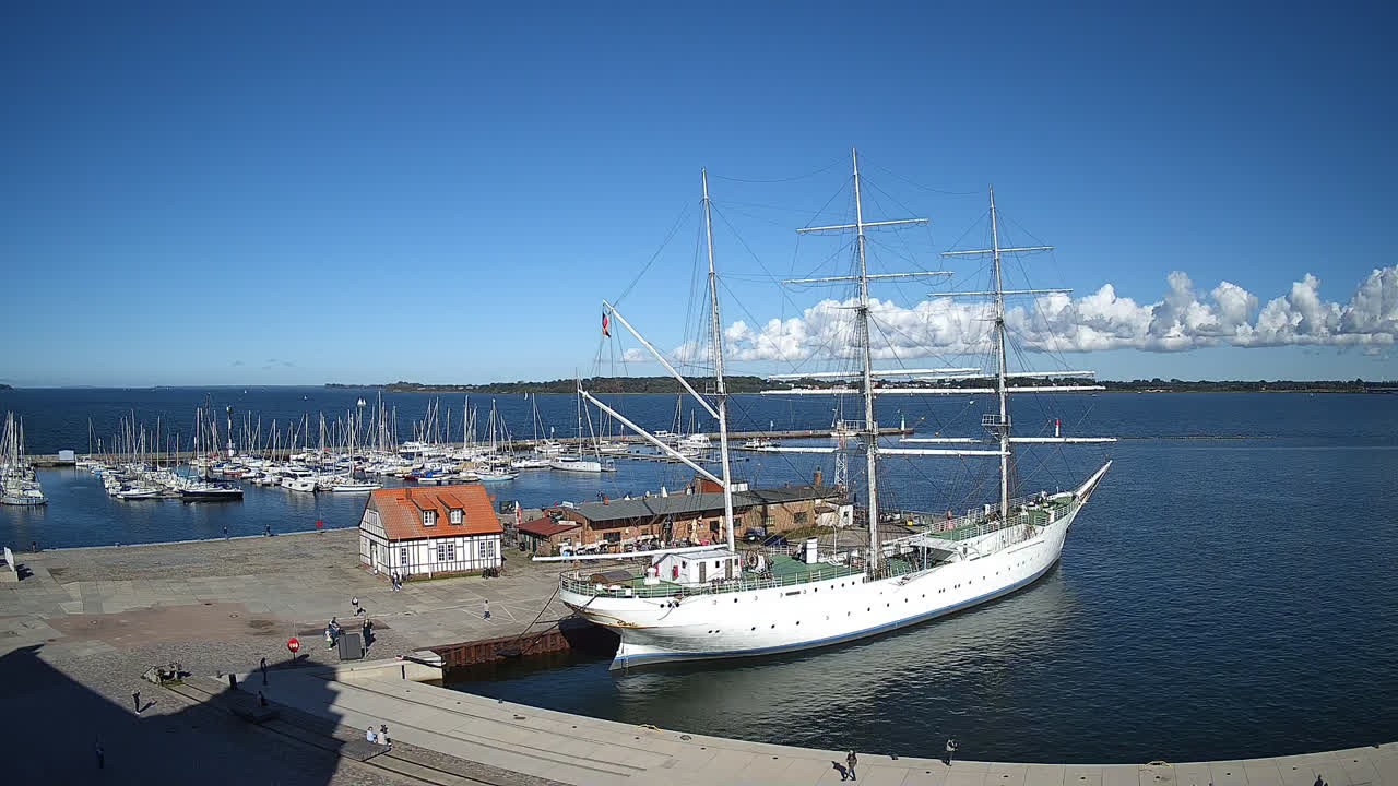 Archiv Foto Webcam Stralsund am Yachthafen
