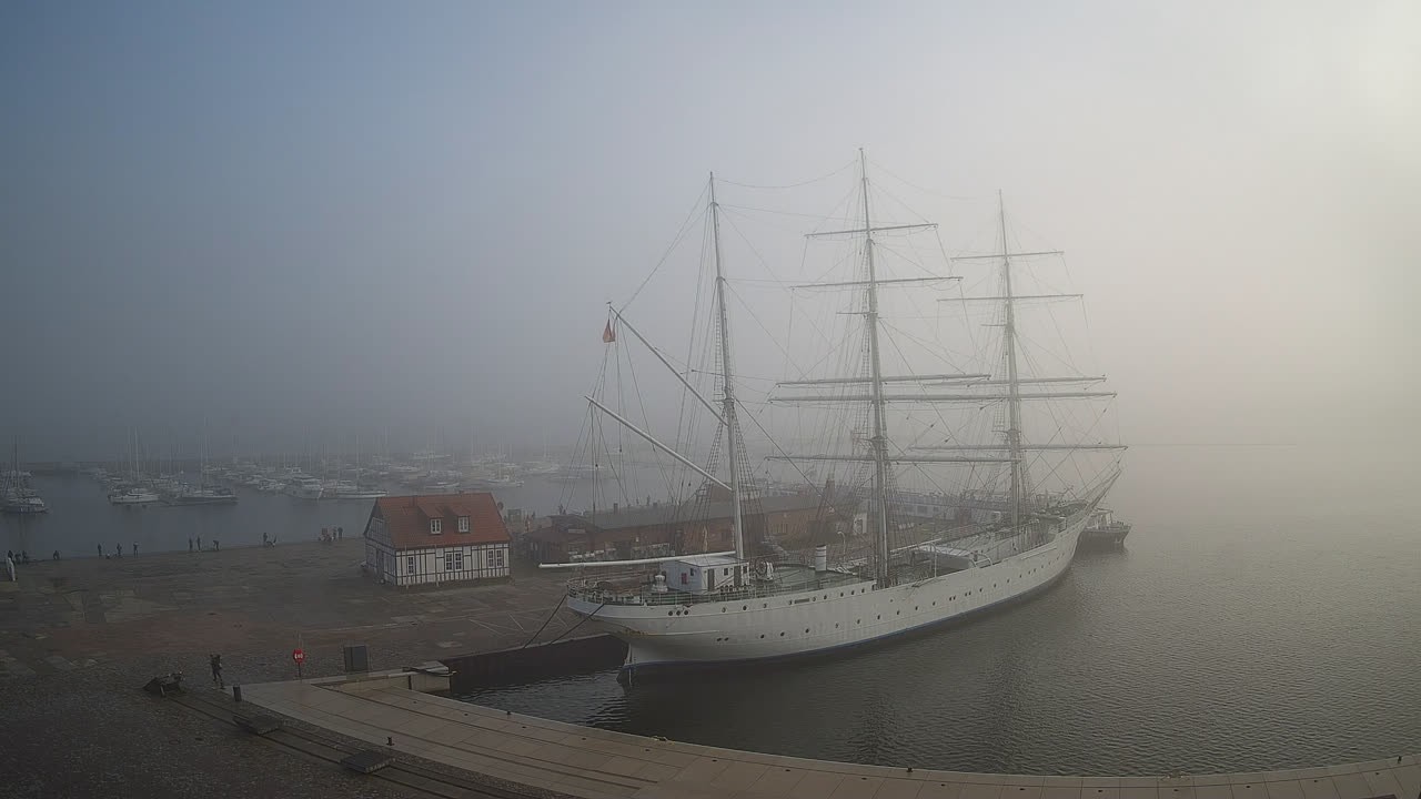 Archiv Foto Webcam Stralsund am Yachthafen