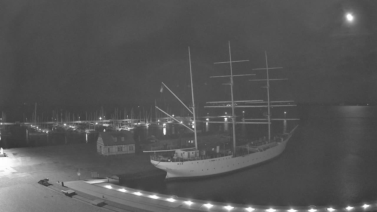 Archiv Foto Webcam Stralsund am Yachthafen