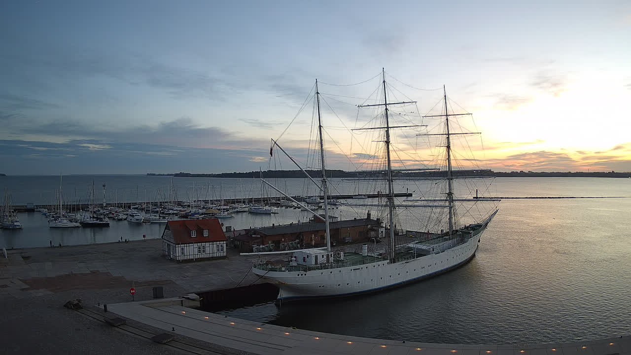 Archiv Foto Webcam Stralsund am Yachthafen