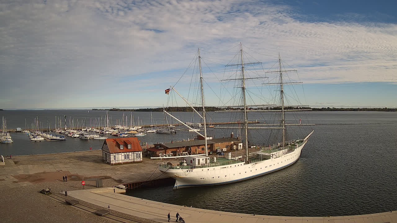 Archiv Foto Webcam Stralsund am Yachthafen