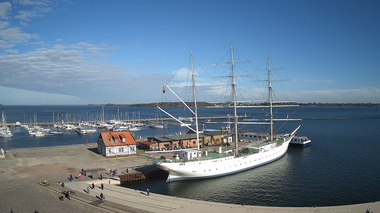 Archiv Foto Webcam Stralsund am Yachthafen