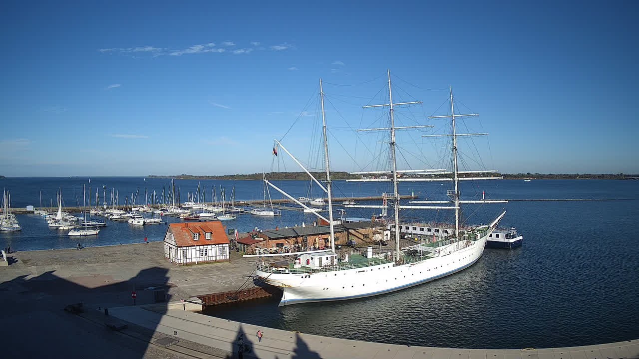 Archiv Foto Webcam Stralsund am Yachthafen