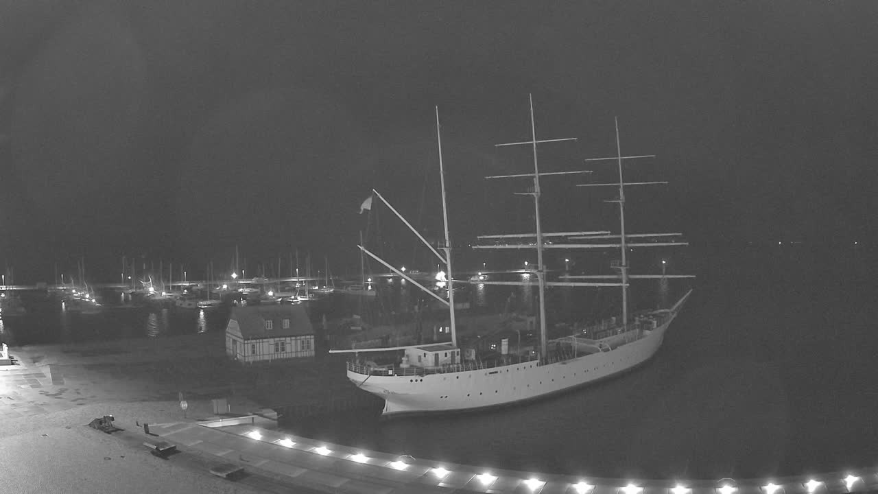 Archiv Foto Webcam Stralsund am Yachthafen