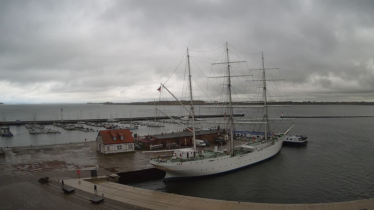 Archiv Foto Webcam Stralsund am Yachthafen