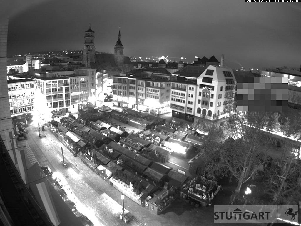 Archiv Foto Webcam Stuttgart: Marktplatz
