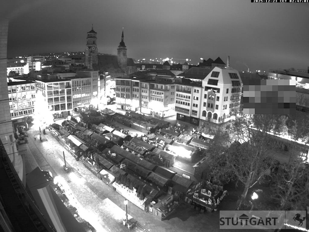 Archiv Foto Webcam Stuttgart: Marktplatz