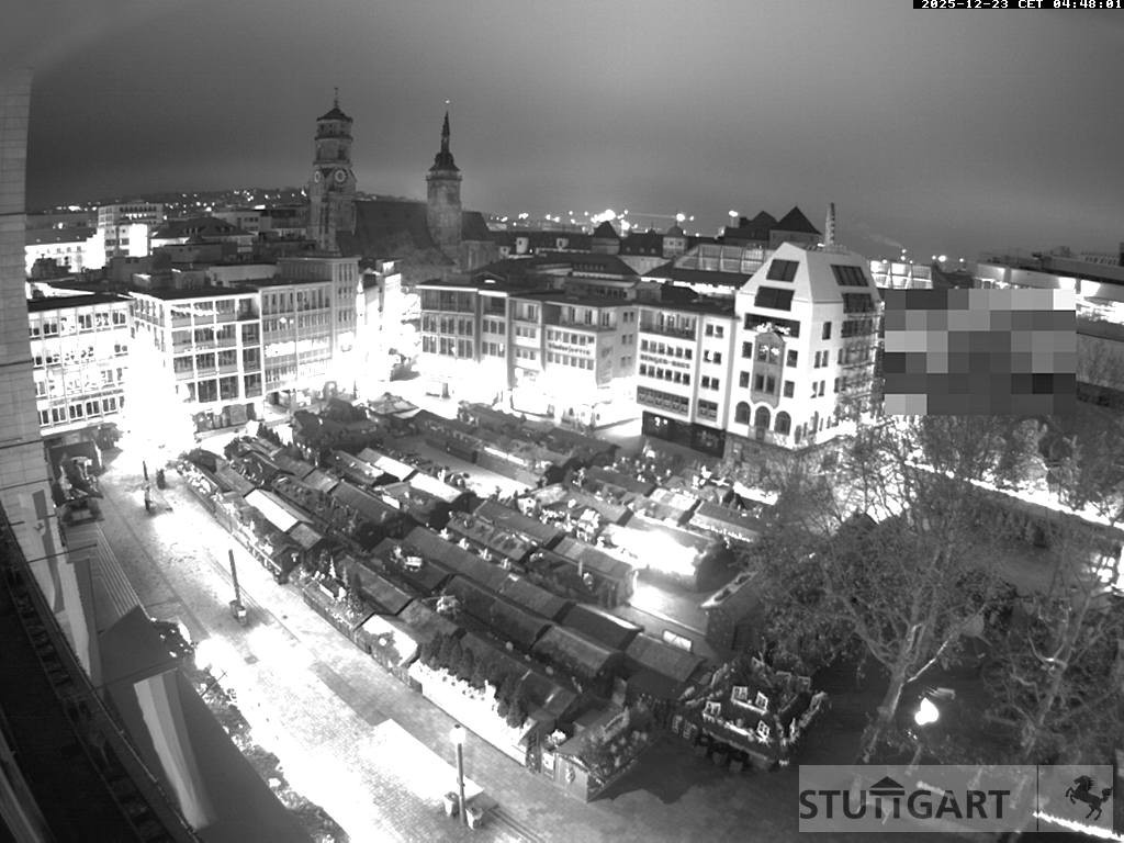 Archiv Foto Webcam Stuttgart: Marktplatz