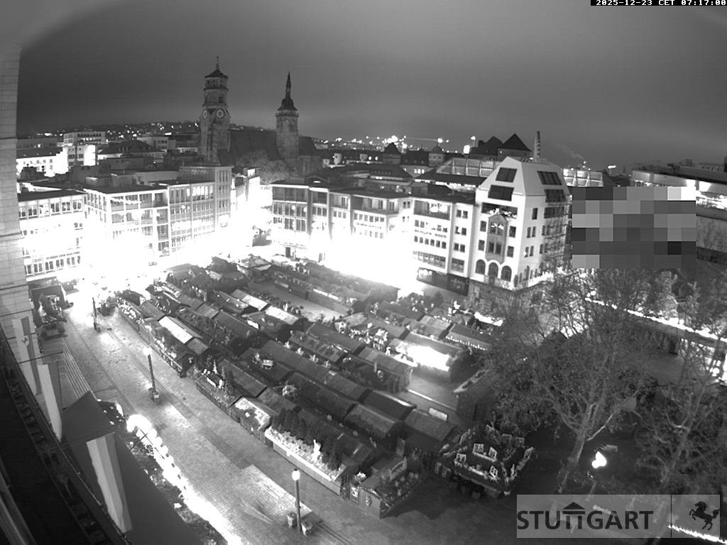 Archiv Foto Webcam Stuttgart: Marktplatz