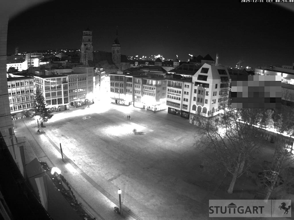 Archiv Foto Webcam Stuttgart: Marktplatz
