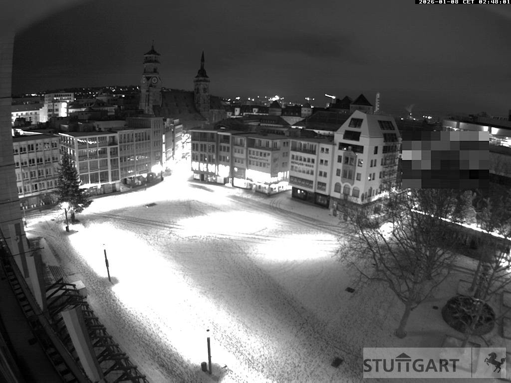 Archiv Foto Webcam Stuttgart: Marktplatz