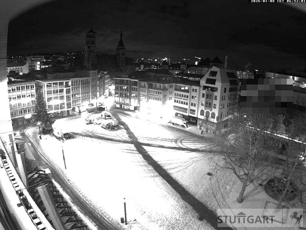 Archiv Foto Webcam Stuttgart: Marktplatz