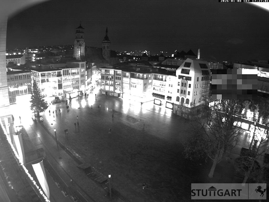 Archiv Foto Webcam Stuttgart: Marktplatz