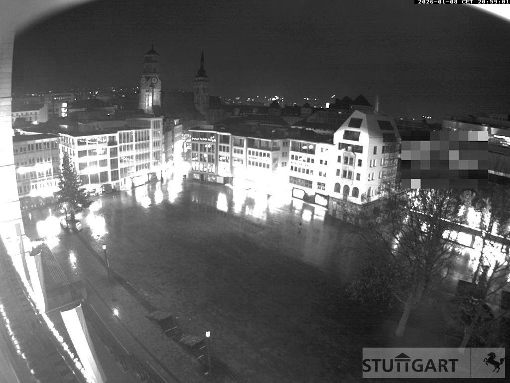 Archiv Foto Webcam Stuttgart: Marktplatz