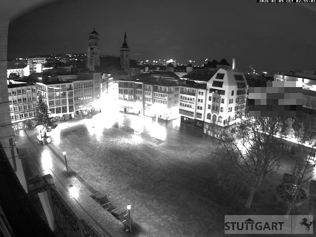 Archiv Foto Webcam Stuttgart: Marktplatz