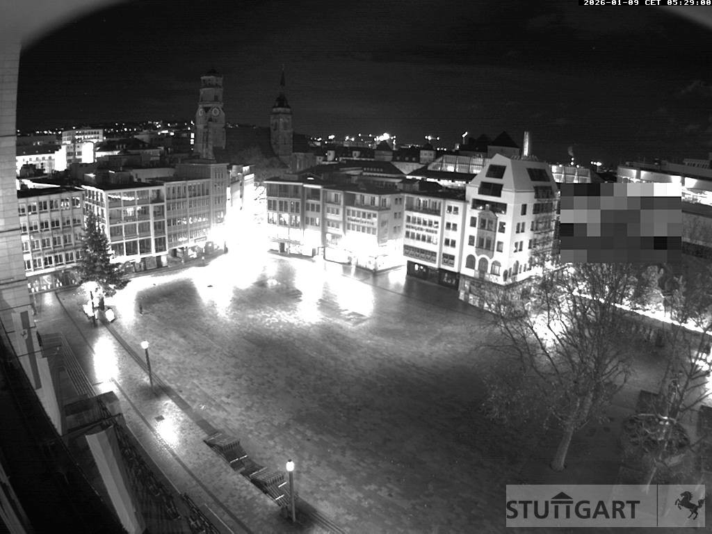 Archiv Foto Webcam Stuttgart: Marktplatz