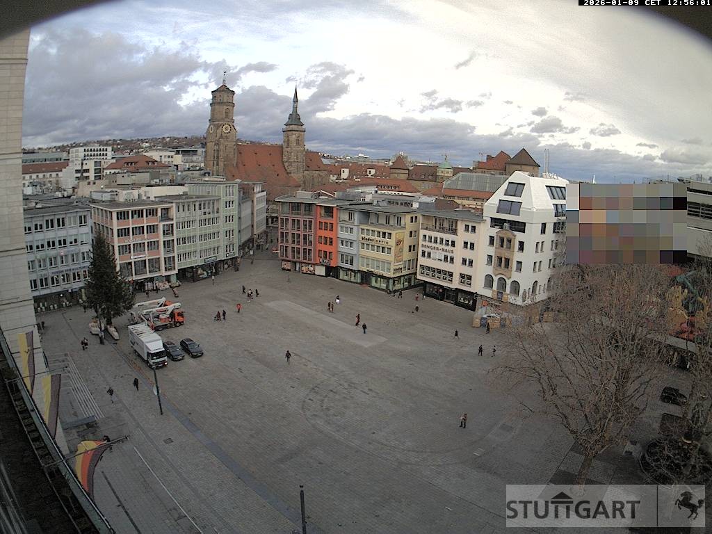 Archiv Foto Webcam Stuttgart: Marktplatz