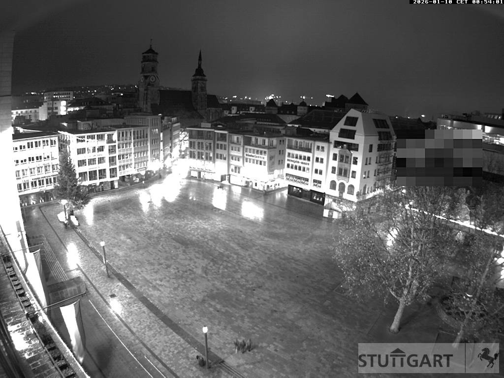 Archiv Foto Webcam Stuttgart: Marktplatz