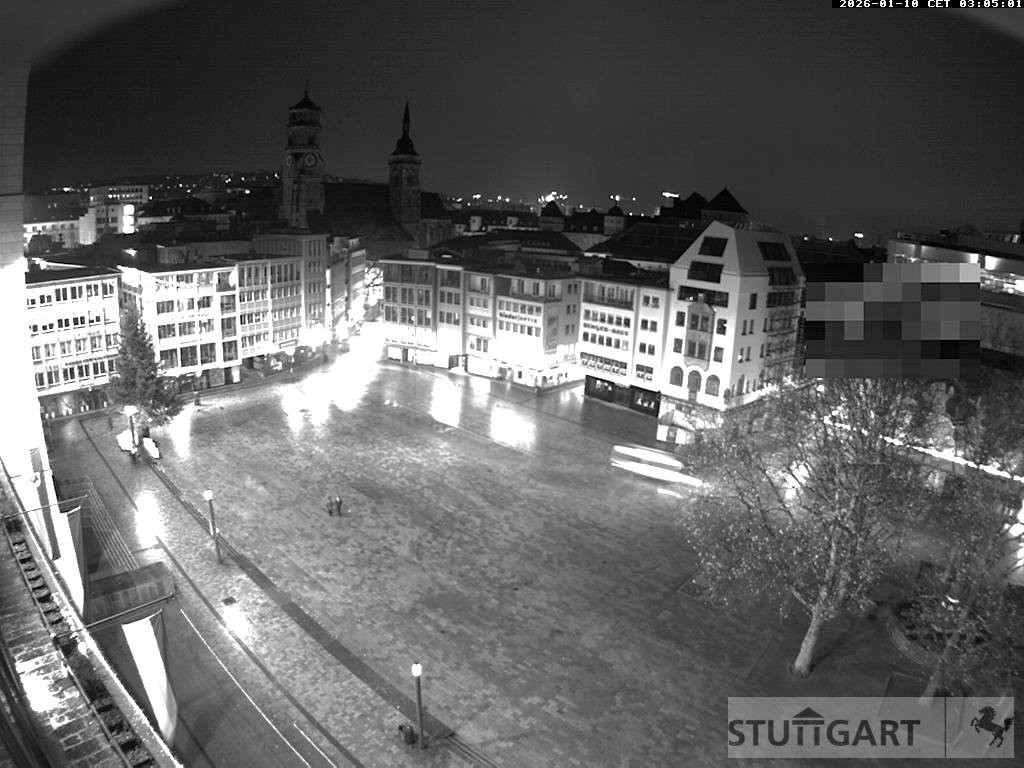 Archiv Foto Webcam Stuttgart: Marktplatz