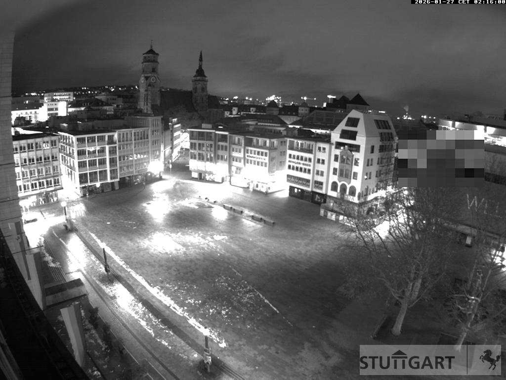 Archiv Foto Webcam Stuttgart: Marktplatz