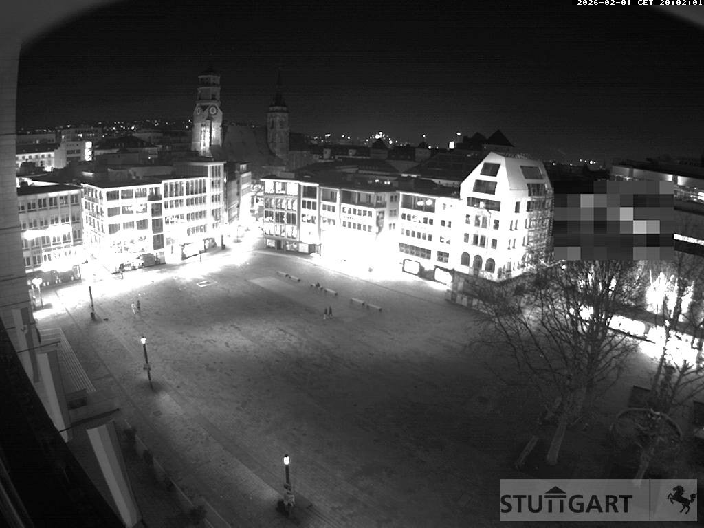 Archiv Foto Webcam Stuttgart: Marktplatz