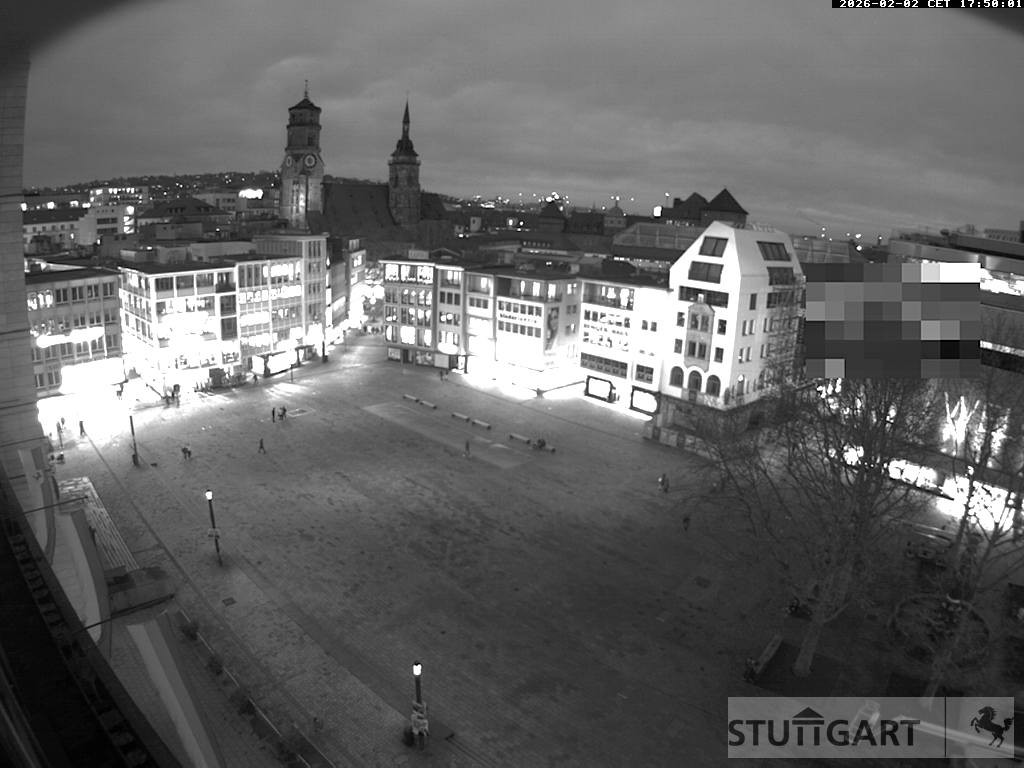 Archiv Foto Webcam Stuttgart: Marktplatz