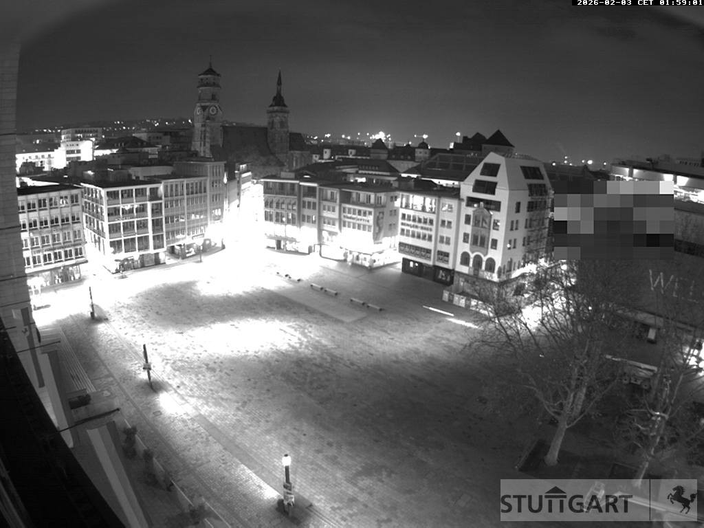 Archiv Foto Webcam Stuttgart: Marktplatz
