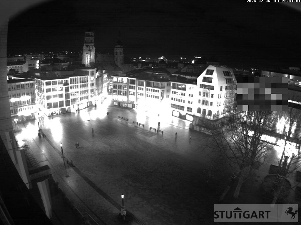 Archiv Foto Webcam Stuttgart: Marktplatz