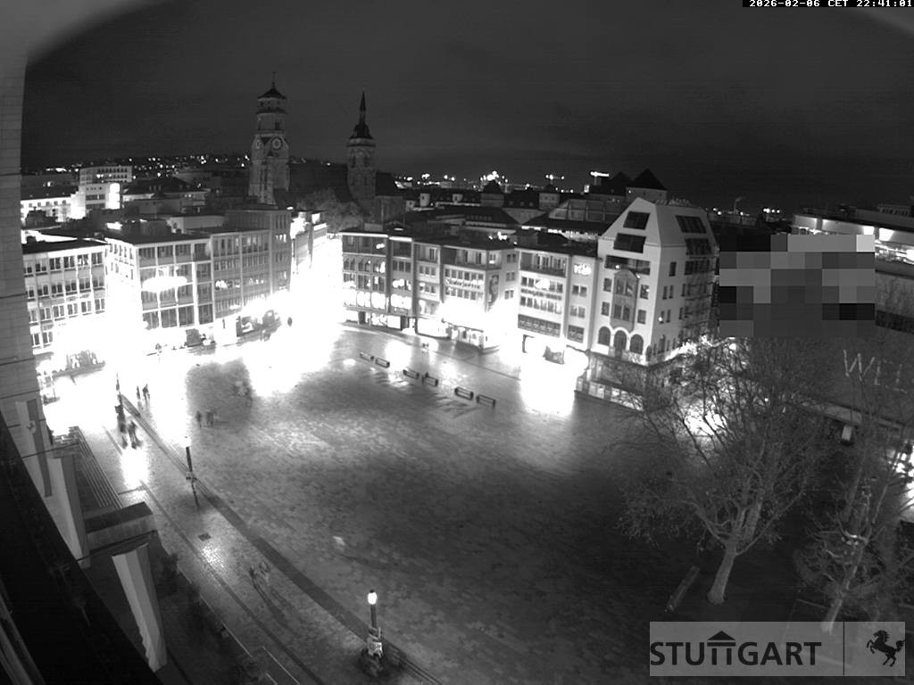 Archiv Foto Webcam Stuttgart: Marktplatz