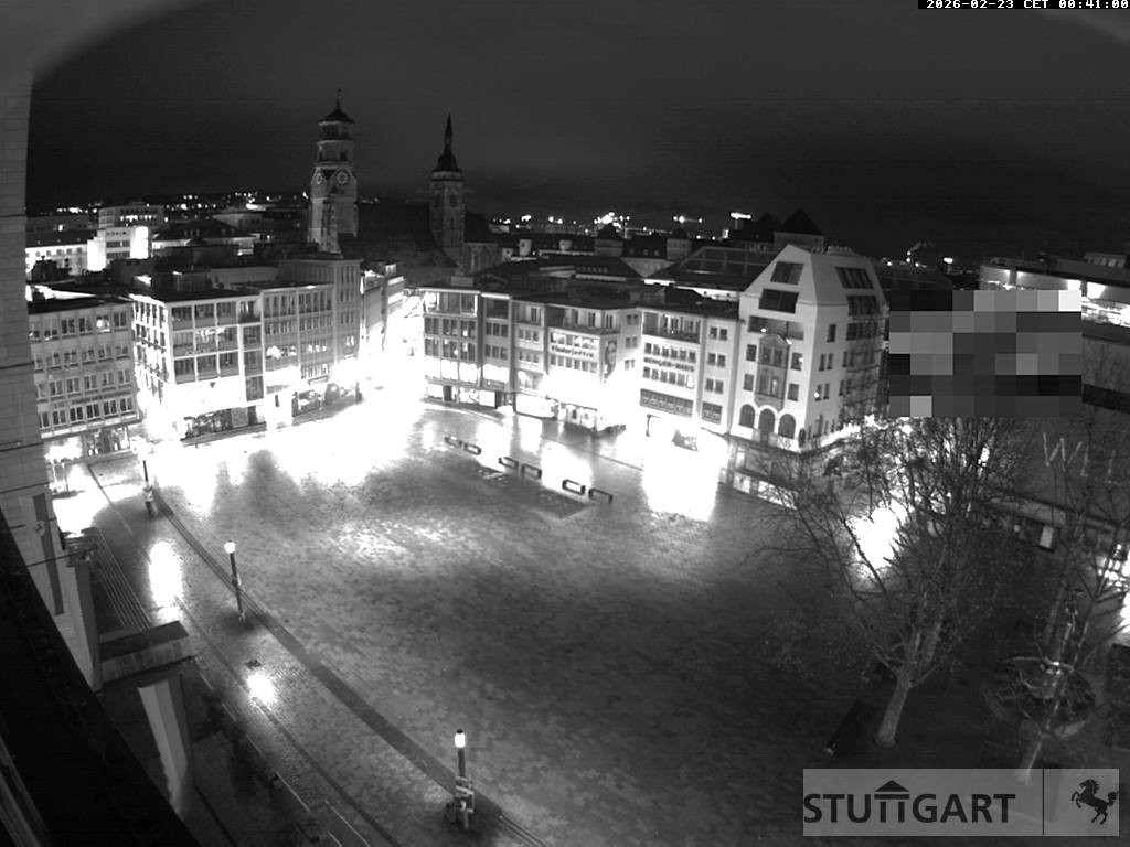 Archiv Foto Webcam Stuttgart: Marktplatz