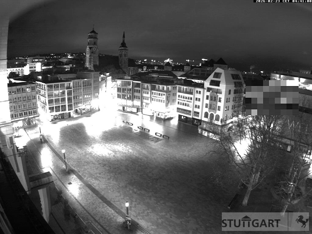 Archiv Foto Webcam Stuttgart: Marktplatz