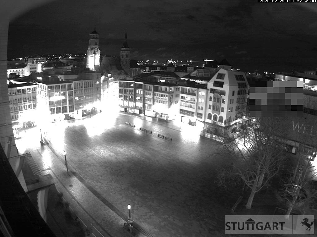 Archiv Foto Webcam Stuttgart: Marktplatz