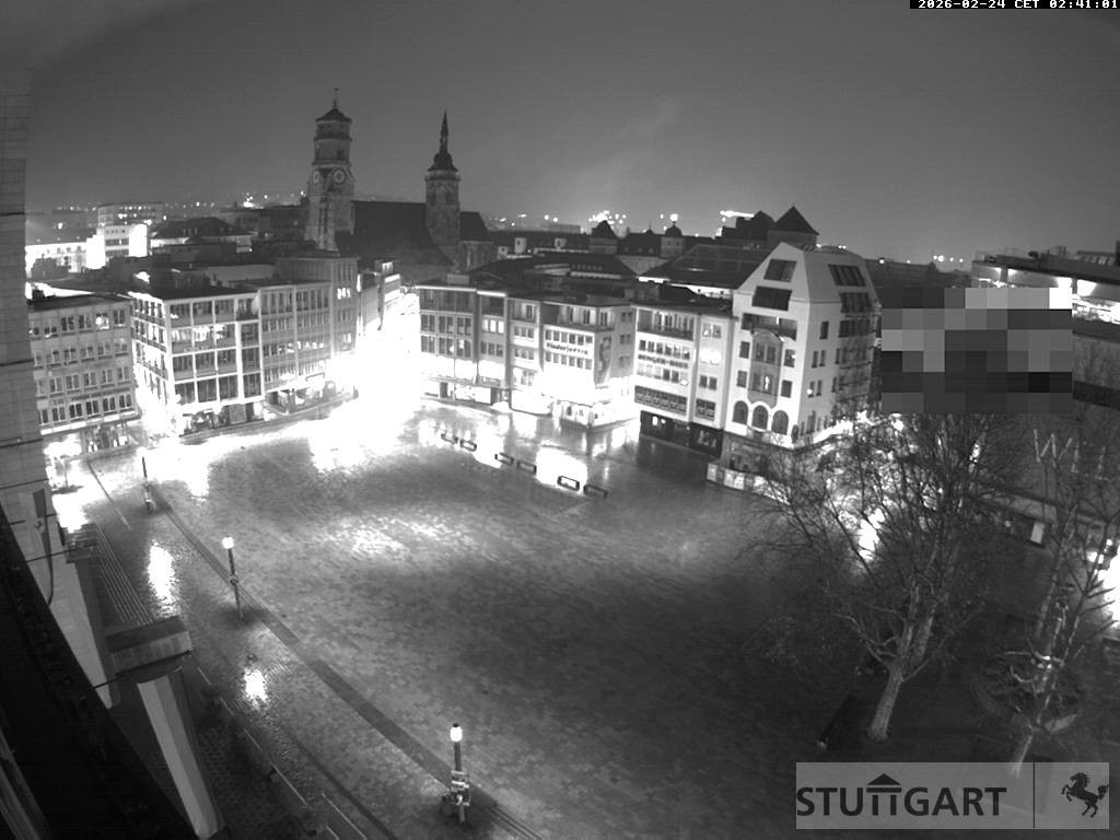 Archiv Foto Webcam Stuttgart: Marktplatz