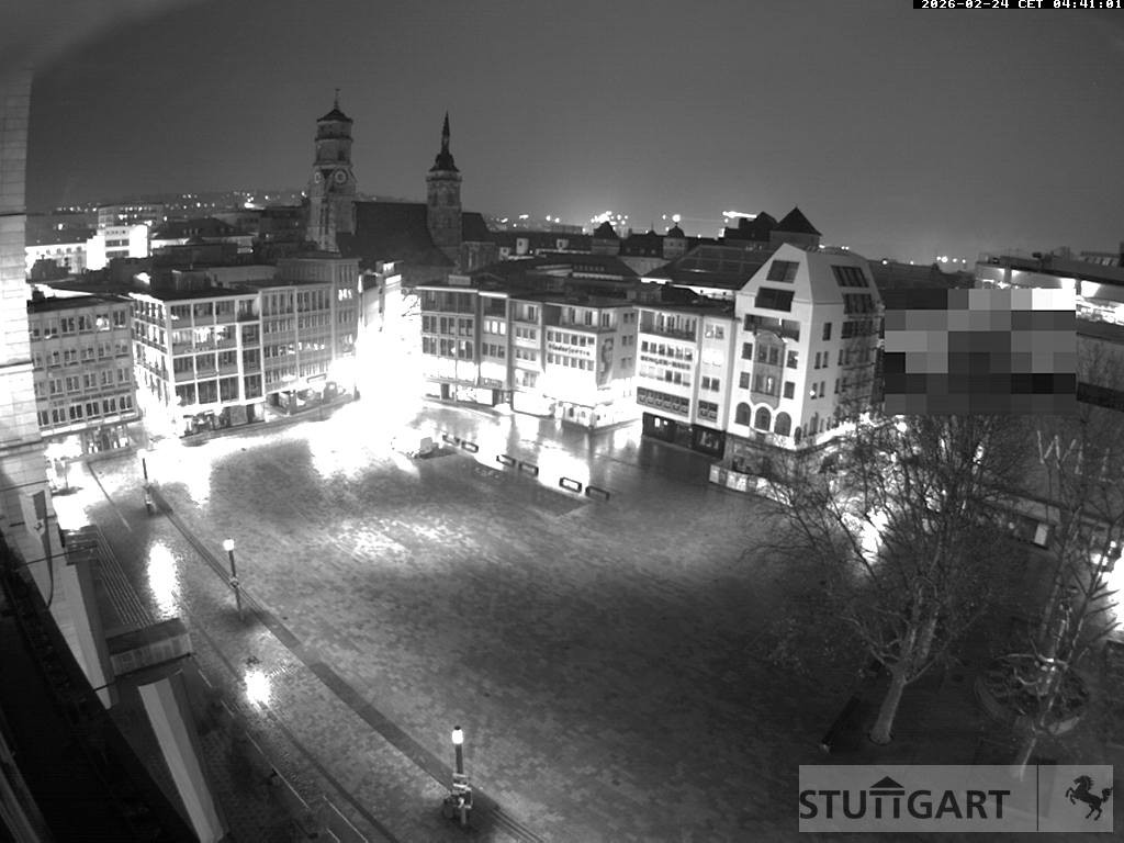 Archiv Foto Webcam Stuttgart: Marktplatz