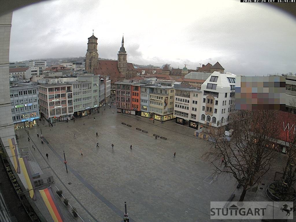 Archiv Foto Webcam Stuttgart: Marktplatz