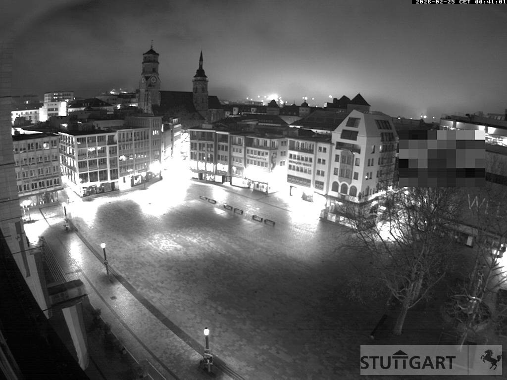 Archiv Foto Webcam Stuttgart: Marktplatz