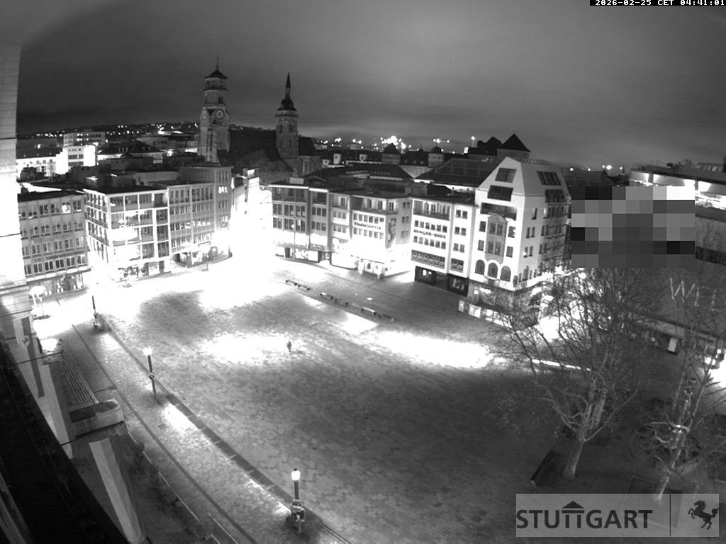 Archiv Foto Webcam Stuttgart: Marktplatz