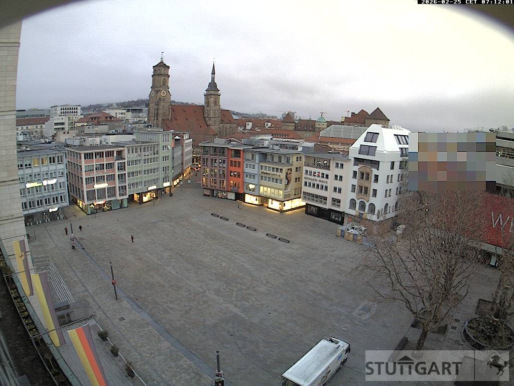 Archiv Foto Webcam Stuttgart: Marktplatz