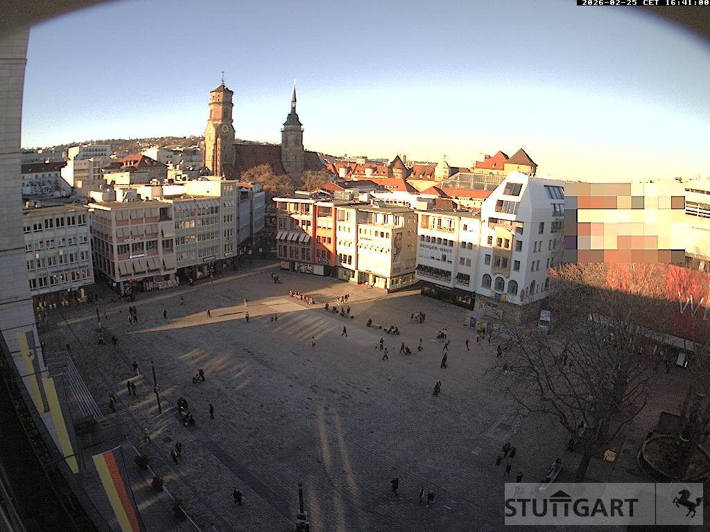 Archiv Foto Webcam Stuttgart: Marktplatz