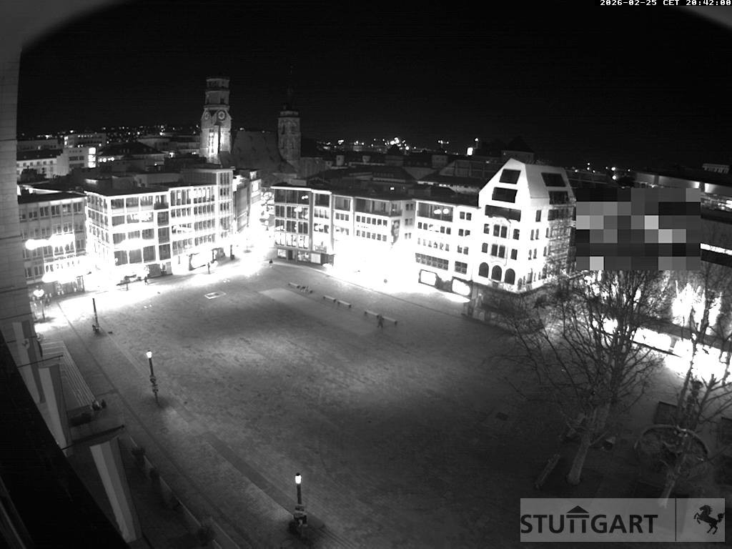 Archiv Foto Webcam Stuttgart: Marktplatz