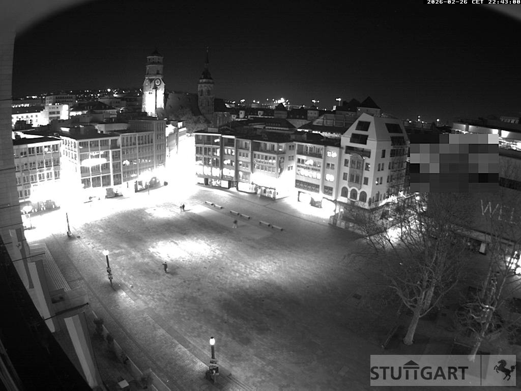 Archiv Foto Webcam Stuttgart: Marktplatz