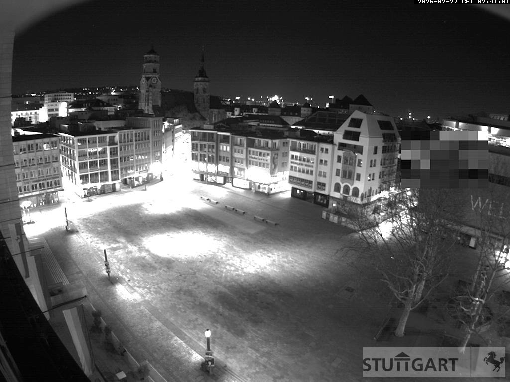 Archiv Foto Webcam Stuttgart: Marktplatz