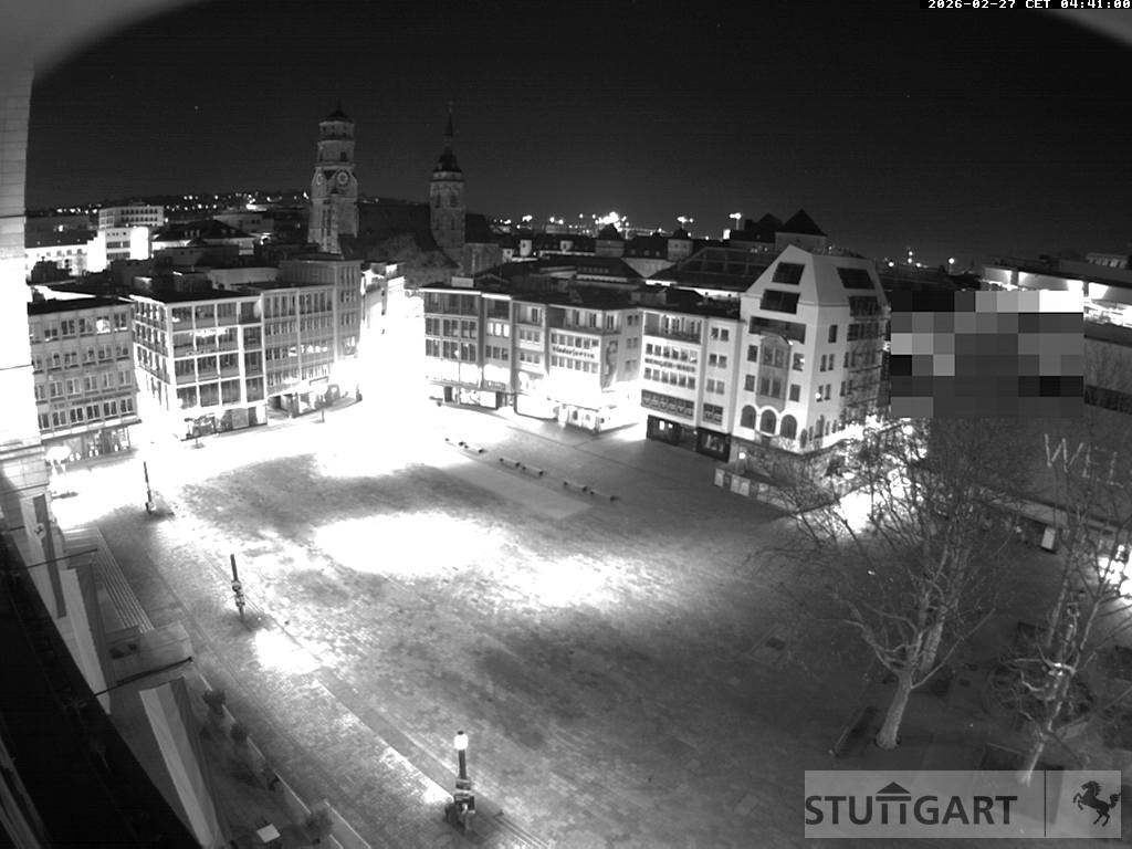 Archiv Foto Webcam Stuttgart: Marktplatz