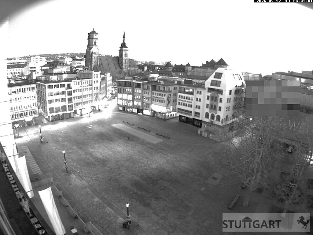 Archiv Foto Webcam Stuttgart: Marktplatz