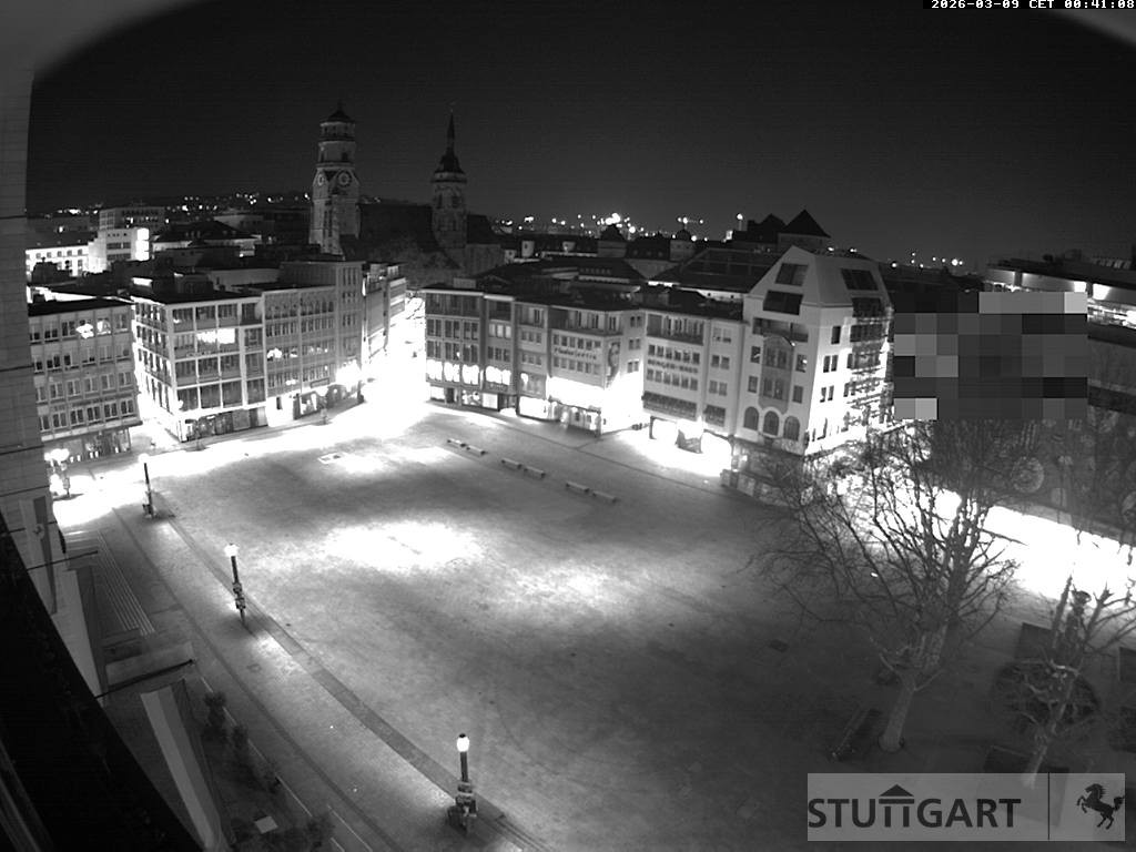 Archiv Foto Webcam Stuttgart: Marktplatz