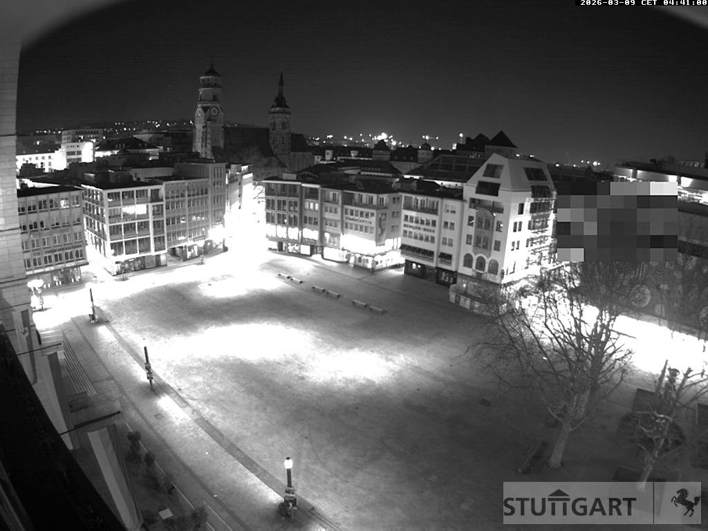 Archiv Foto Webcam Stuttgart: Marktplatz